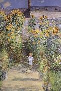 Claude Monet The Artist-s Garden at Veheuil USA oil painting artist
